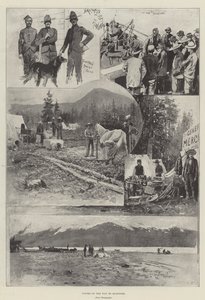 Scènes en route vers le Klondike